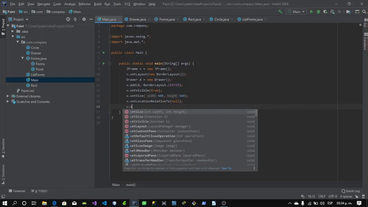 Paint en java desde 0 Parte 3 - YouTube