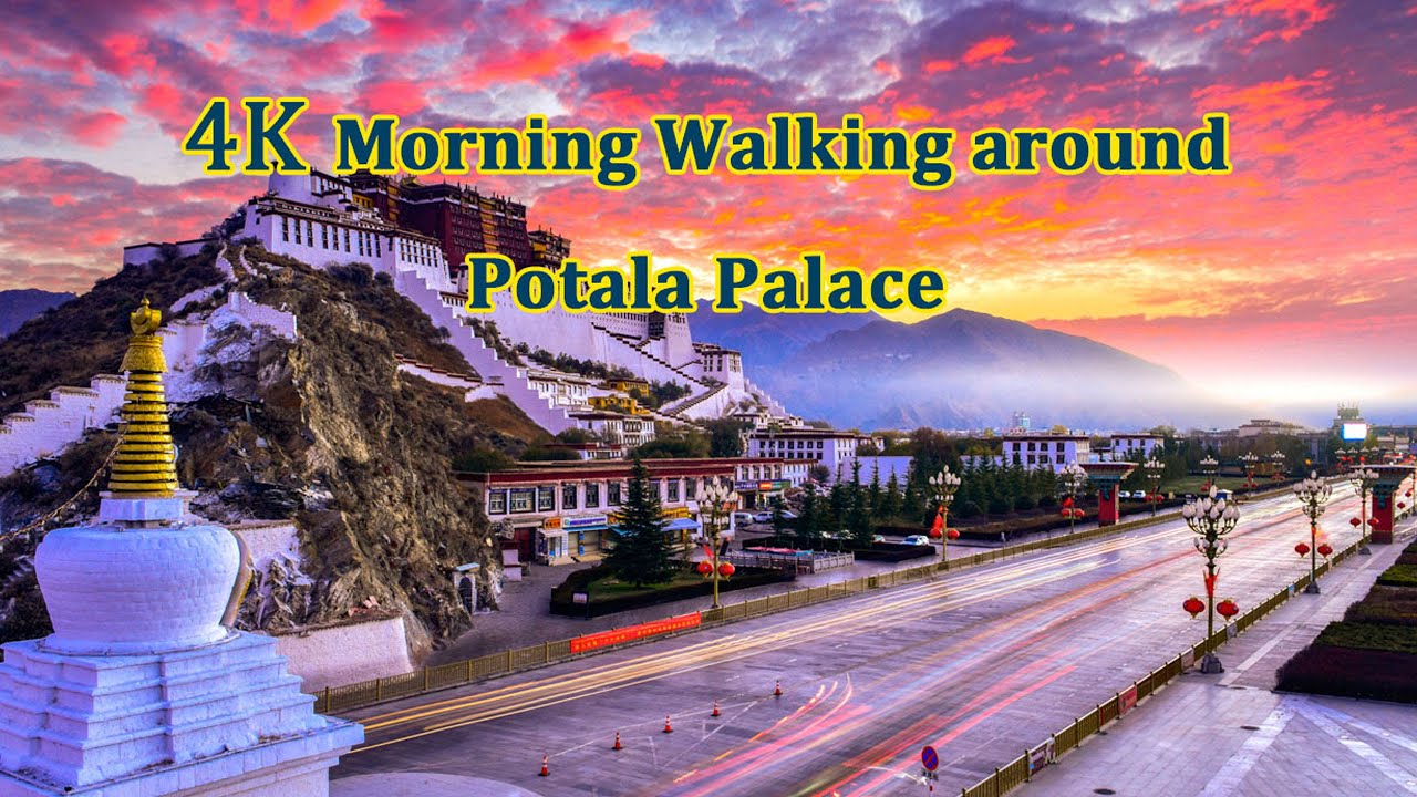 Lhasa Potala Palace Morning Kora around Potala Palace Glimpse of Everyday Life of Local Tibetans