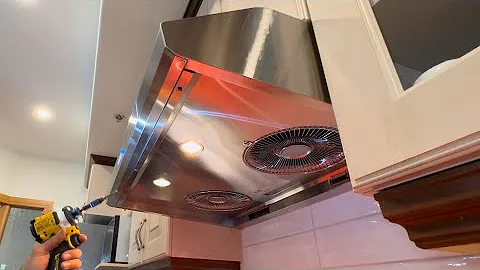 How to replace light bulb on a zephyr vent hood| AK2500B |AK2536B| 1138537BMZ