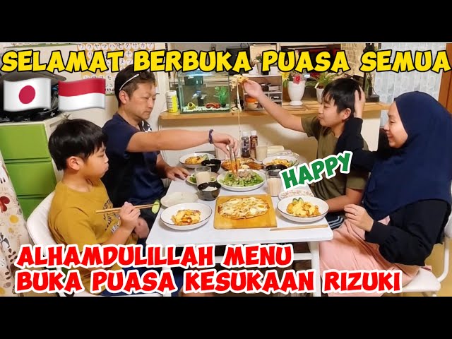 BUKA PUASA SETELAH RIZUKI LULUS SD☺️ MASAKAN SEDERHANA KESUKAAN RIZUKI😍 class=