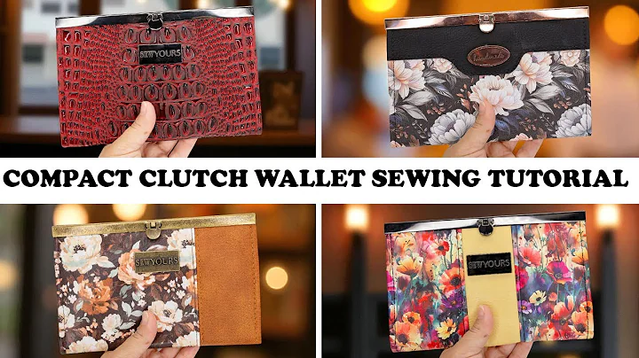 Sew a Compact Clutch Wallet | Beginner-Friendly Wallet Pattern