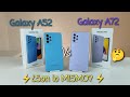 ⚡Galaxy A52 vs Galaxy A72⚡¿Son lo MISMO? ⚔️🦾