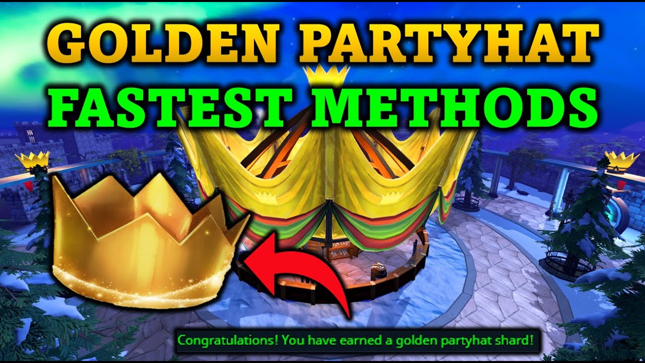 Fastest Methods for Golden Partyhat Shards in RuneScape 3 YouTube