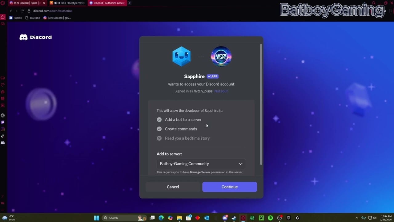 Batboy Gaming Community - NEW DISCORD SERVER - POV creating new Discord Server for 321 Subscriber.