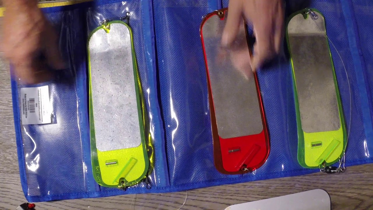 Salmon Fishing Cut Plug Series pt1 ProTroll 11 inch 360 Flashers, Bags and Quick Releases