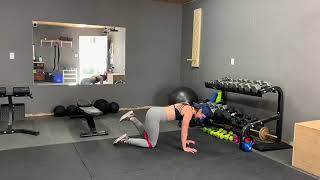 Miniband Quadruped Hip Extensions