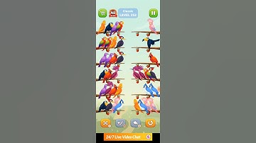 Bird sort puzzle walkthrough #viral #shorts #trending #short  #birds