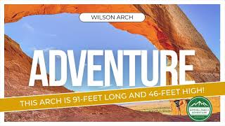 Giant Wilson Arch south of Moab, Utah!