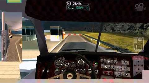 IOS / Android / WP  - Truck simulator game in progress - Unity 3D - Gameplay