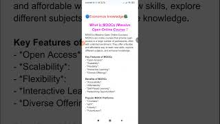 #moocs ! #shorts ! #ugcnet ! #paper1 !! what is Moocs! #MOOCs #massive online open course! #ytshorts