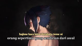 Kata-kata Sasuke Uchiha| orang sepertimu yang sendirian dari awal mengerti apa tentang ku