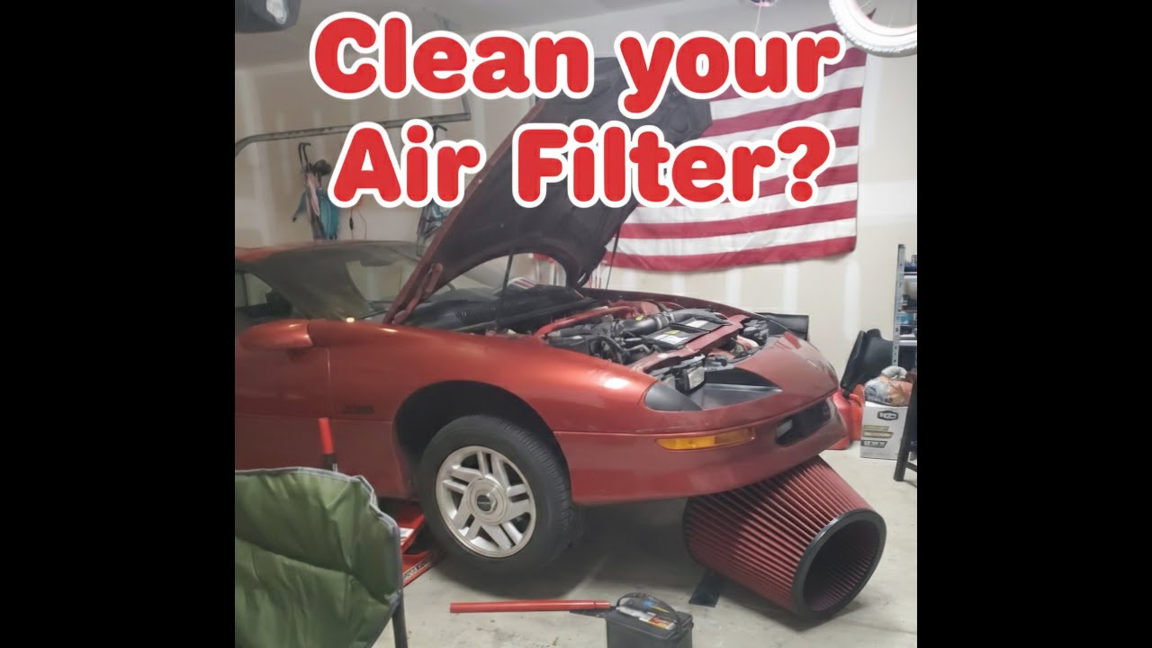 Car Culture-Cleaning a air filter?