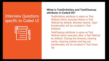 Coded Ui Interview Questions