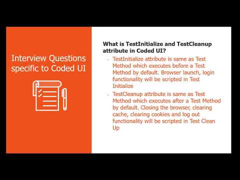 Coded Ui Interview Questions