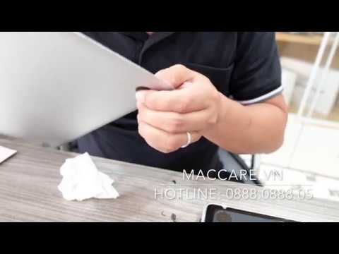 Video Hướng dẫn thay thế chân đế cao su Macbook Pro, Air,... - youtube