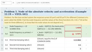 Advanced Vehicle Dynamics | Ch.12 Exercises (Part 3/10) — Base Excitation and the Node Point