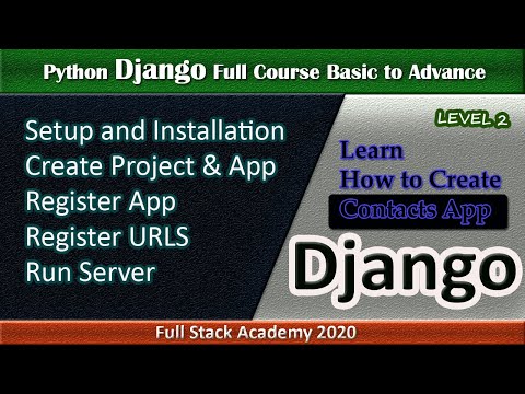 Django Tutorial | Django CRUD Application | Python Django Crash Course | Python Web Application