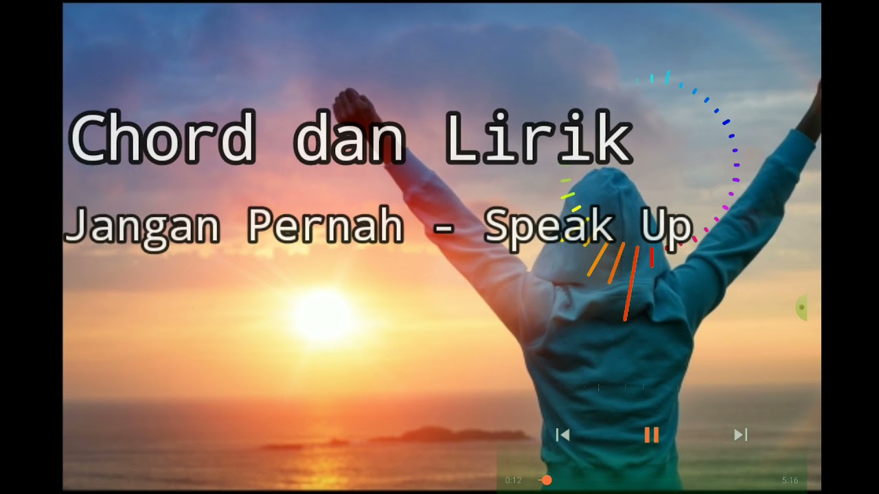 Jangan Pernah - Speak Up Chord dan Lirik