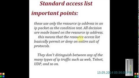 CCNA 200 120 Standard And Extended Access List   34 Of 66 Usmansheikh
