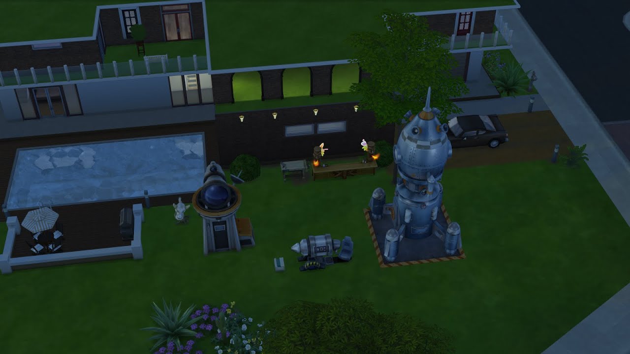 The Sims 4 BaraBara w rakiecie i obserwatorium YouTube