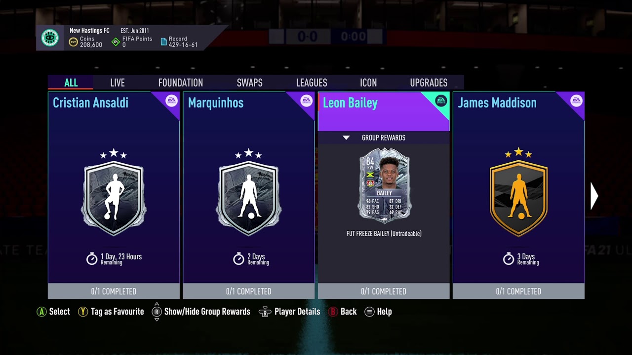 84 Leon Bailey FUT FREEZE SBC FIFA 21