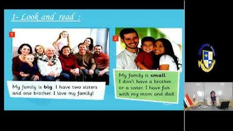 Primary 1 |English| Unit 2 Lesson 4 Week 5 (2020-2021)