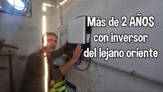 Instalación Solar AISLADA de red. 2 años con inversor 'BARATO'