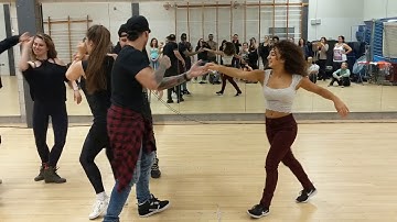 UKDC Aline Linda, Anastasia, Charles, Pedrinho & Renato in improvised demo.