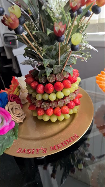 fruit decorations for mehndi