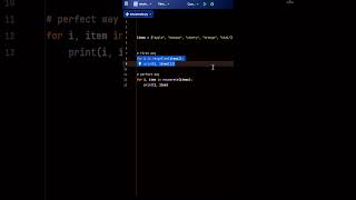 Stop Using range(len()) in Python ❌ Use This Instead ✅ #python #coding