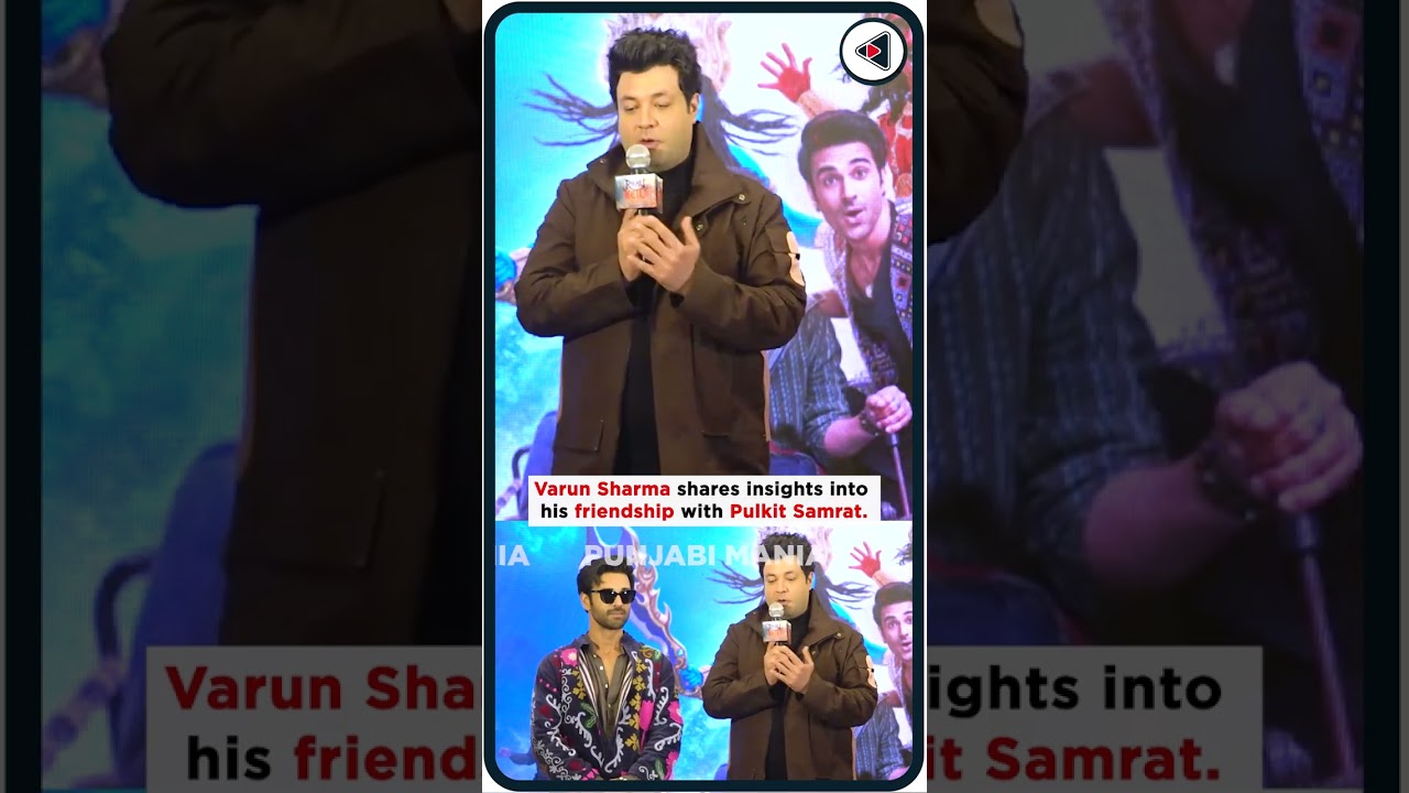 ⁣Varun Sharma shares insights into his friendship with Pulkit Samrat. #punjabimania #viralvideo