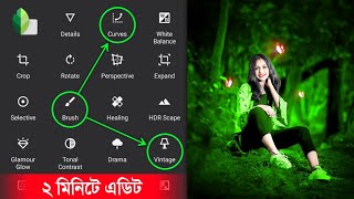 Snapseed Photo Editing Butterfly Effect 2024 | ছবি এডিট করবো কিভাবে