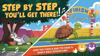 Slow and Steady Wins the Race! 🐢🐇 | Fun Kids Song