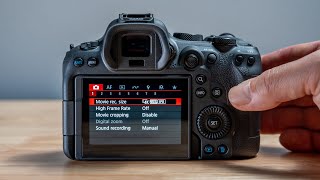 Canon R6 Mark II Video Settings  Full Menu Setup