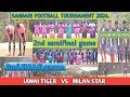 2nd half game milan star vs jawai tigersagbari    2024sagbari ground