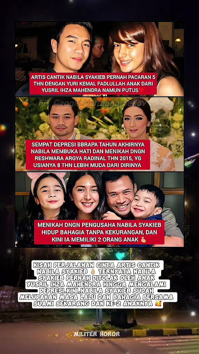 Pernah Ditolak Anak Yusril Ihza Mahendra😱Kini Nabila Syakieb Hidup Bahagia‼️‼️ #fyp #short #viral