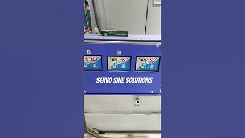 75KVA Digital Servo Voltage Stabilizer #servostabilizer