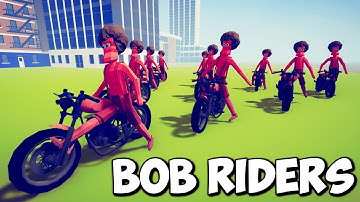 🏍️10x Bob Riders vs EVERY FACTION - Totally Accurate Battle Simulator TABS