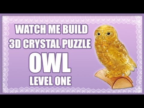 Owl Original 3D Crystal Puzzle 