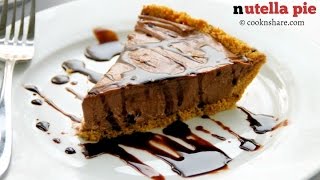 No Bake Nutella Pie - 5 Ingredients