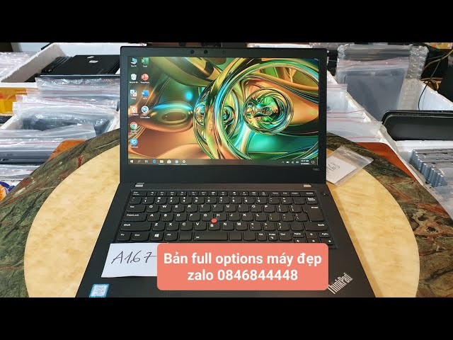 Bản full options Lenovo Thinkpad T480, 14fhd cảm ứng, i5 gen 8, ram 16, ssd 256, máy đẹp #laptop