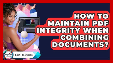 How To Maintain PDF Integrity When Combining Documents? - Design Tool Unlocked