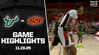 South Florida Vs. Oklahoma State Game Highlights 2025-26 Big 12 Mens Basketball