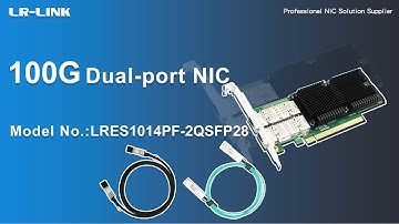 2x100G Ethernet Network Adapter developed by LR-LINK丨RDMA (Intel E810 chip, LRES1014PF-2QSFP28)