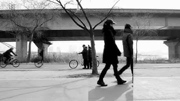 Staggered Time Video Installation (Han River, Seoul, Korea)