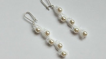 How To Make Long Earrings With Pearls - DIY Crafts Tutorial - Guidecentral
