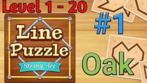 Line Puzzle: String Art [Level 1-20] [Oak]