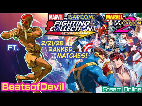 MvC2 Dhalsim & Mixed Tier Ranked Matches (2/21/25) Steam Netplay Online