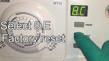 worcester cdi factory reset