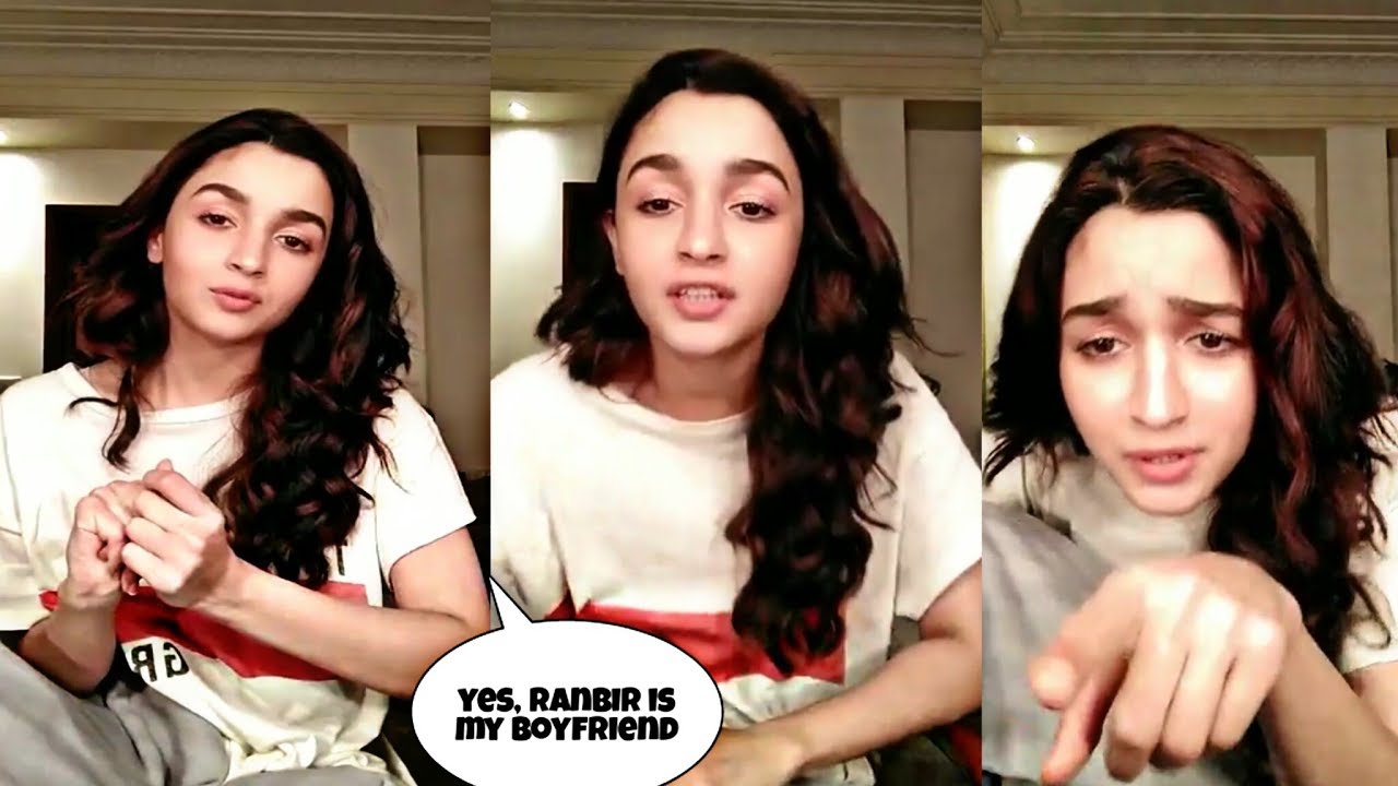 Alia bhatt live video | talk about Ranbir kapoor | latest video
